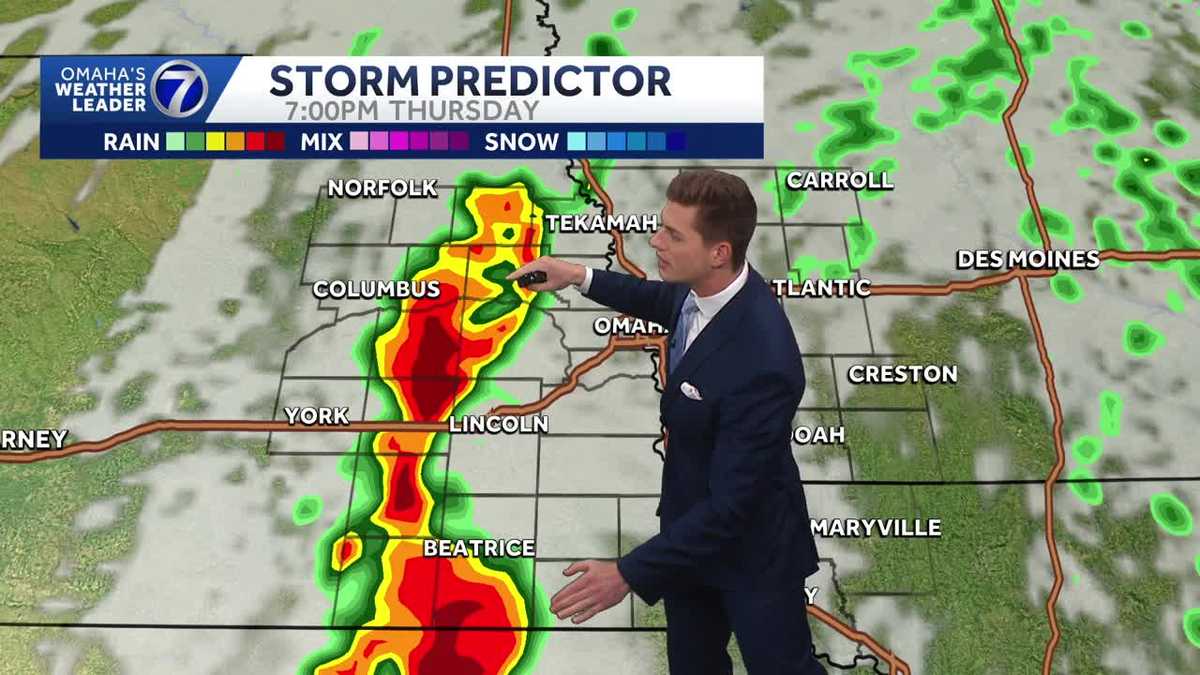 Strong to severe thunderstorms possible Thursday afternoon and evening