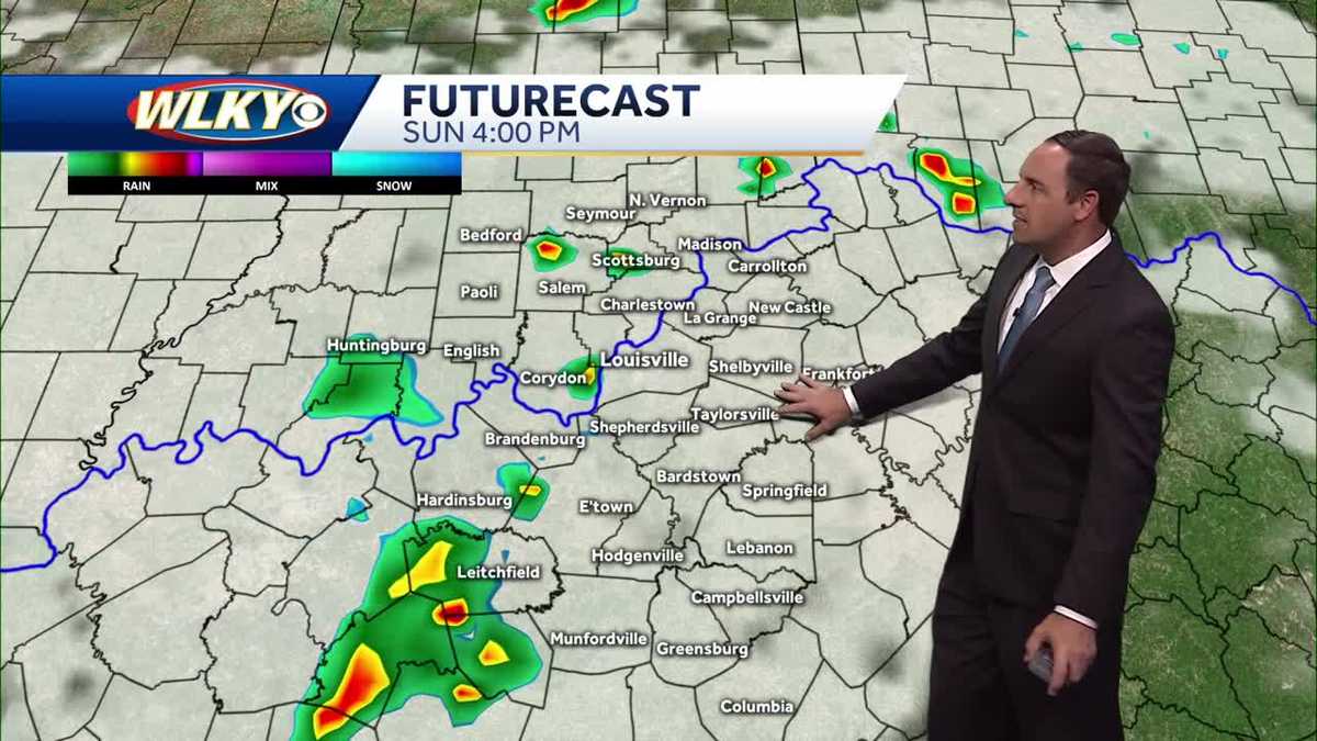 Unsettled pattern continues Sunday and Monday