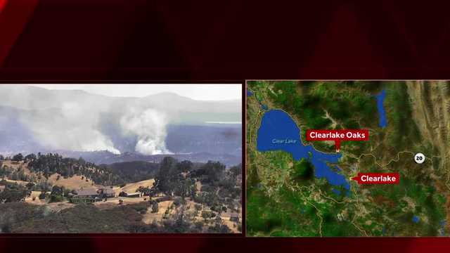 Vegetation fire near Clearlake Oaks partially closes Highway 20 - Vimarsana News