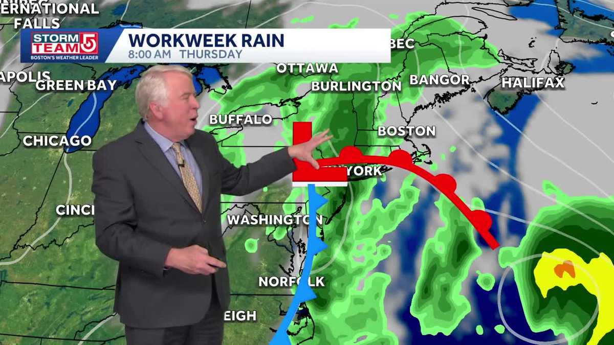Video: Thursday impact weather, warmer weekend