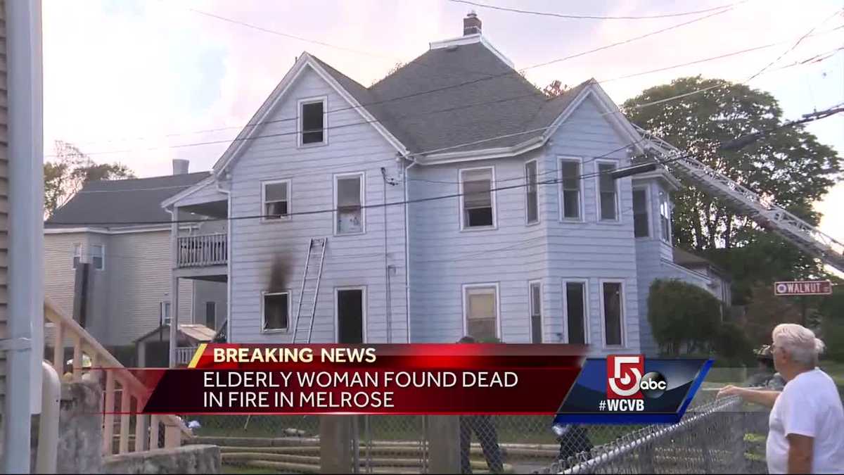 Elderly woman found dead after fire in Melrose home