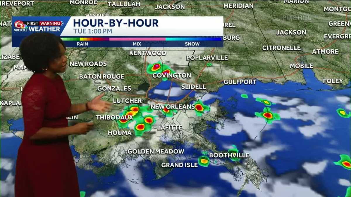Dry start heading back to work, school before afternoon rain chances return in your Tuesday forecast