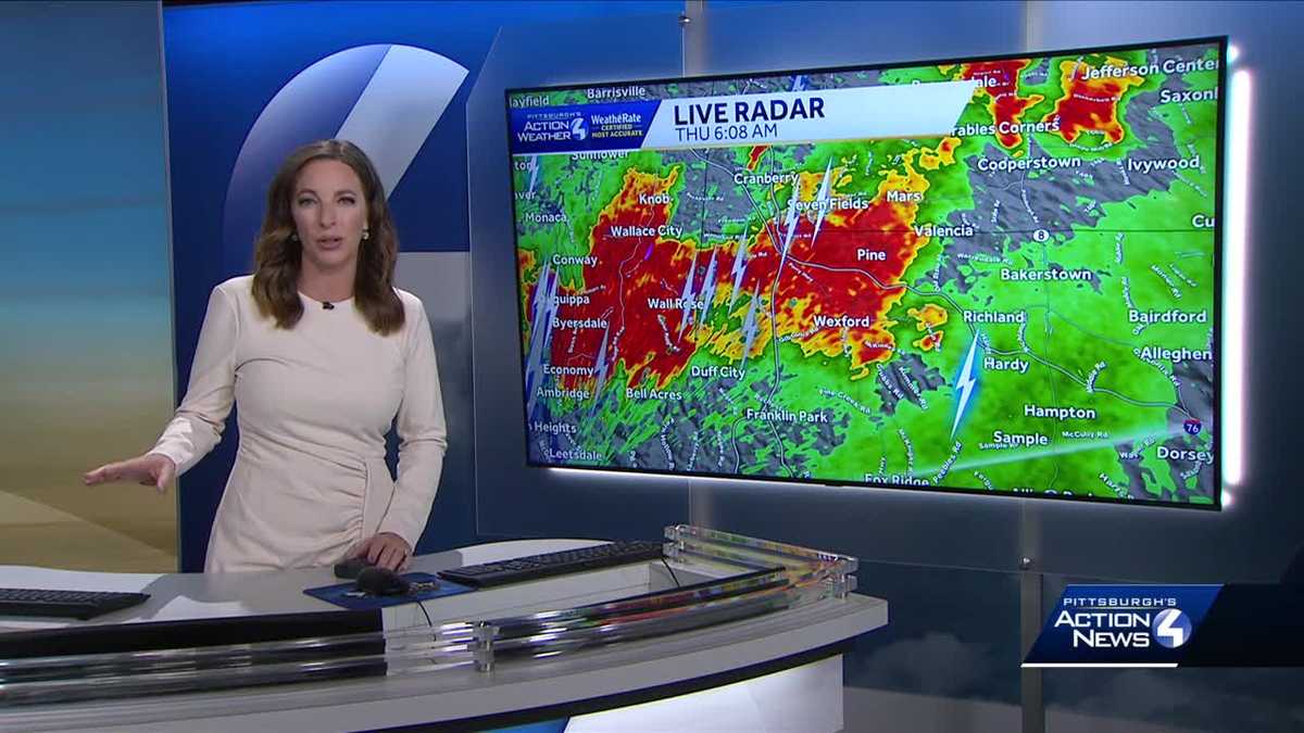 Thursday now an Impact Day as rain and storms hit the Pittsburgh region