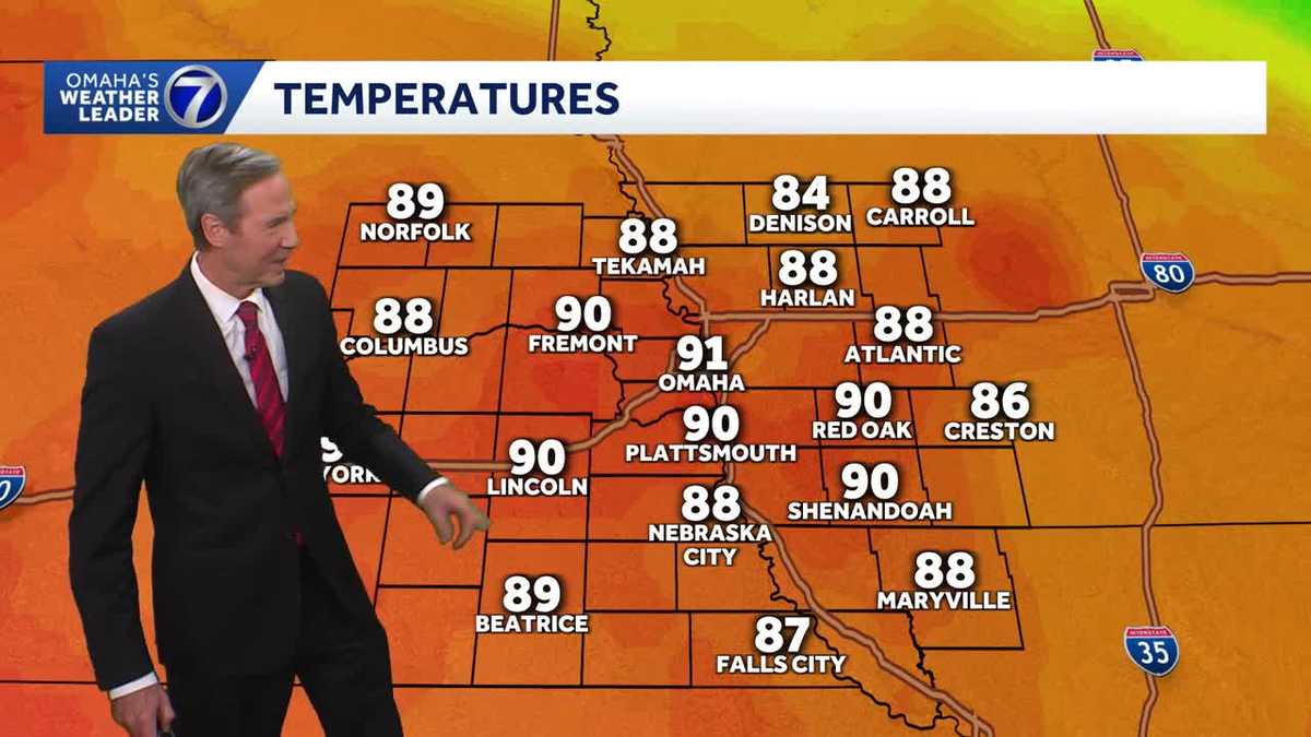 Record high in Omaha Friday afternoon, maybe again Saturday