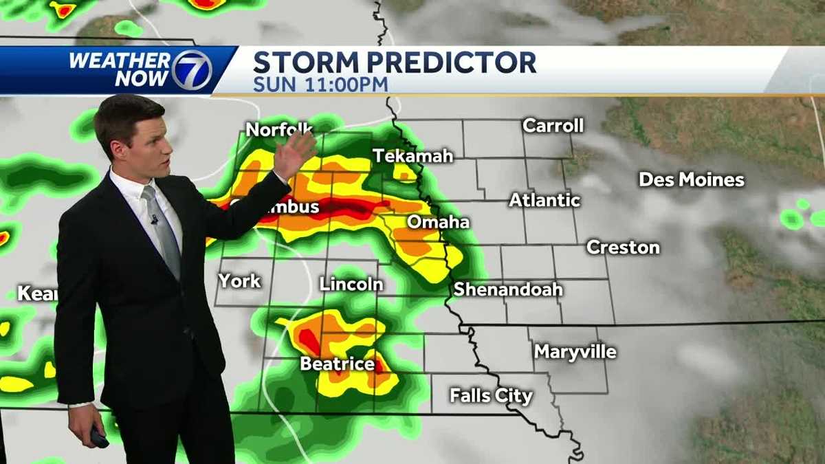 Storms and heavy rain likely overnight, more storm chances Memorial Day