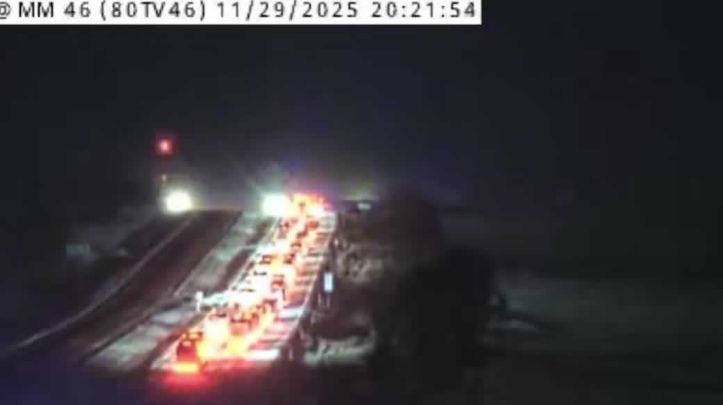 Part of Interstate 80 in Iowa closed due to multi-vehicle crash
