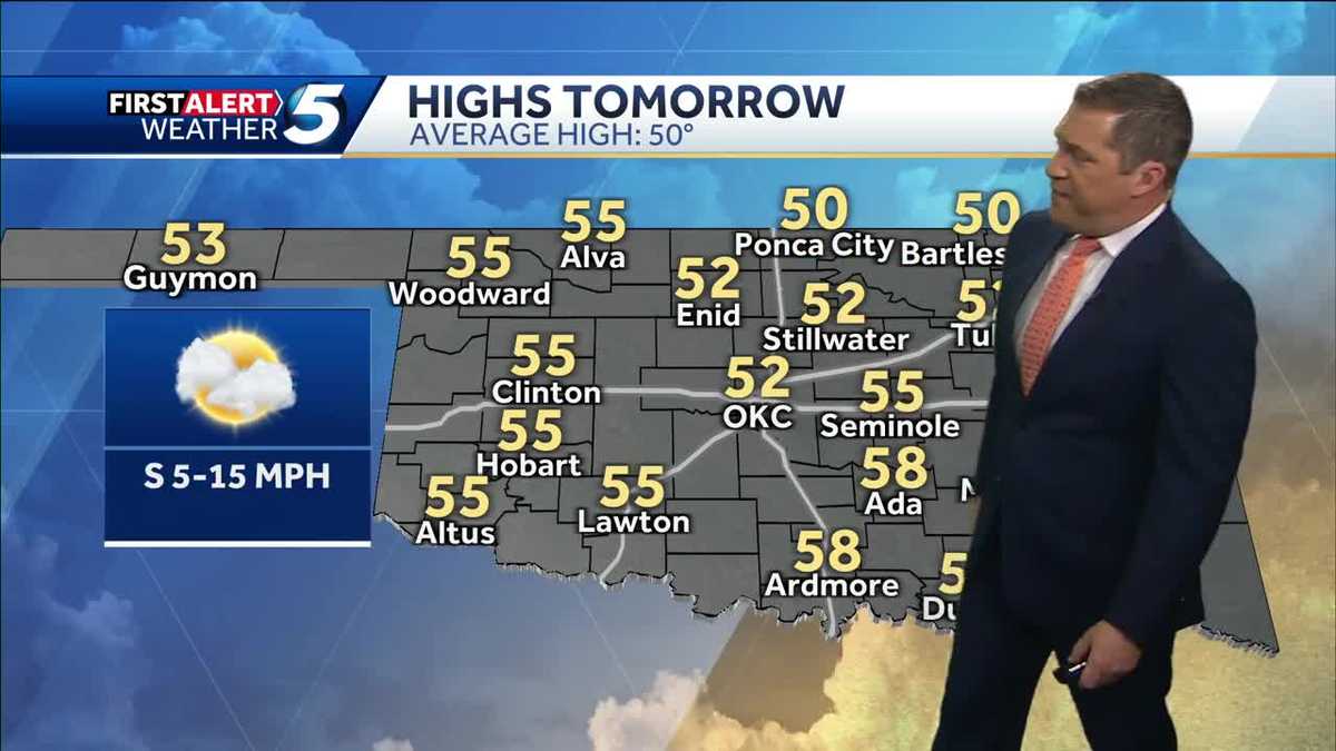 Thunderstorm chance returns to Oklahoma