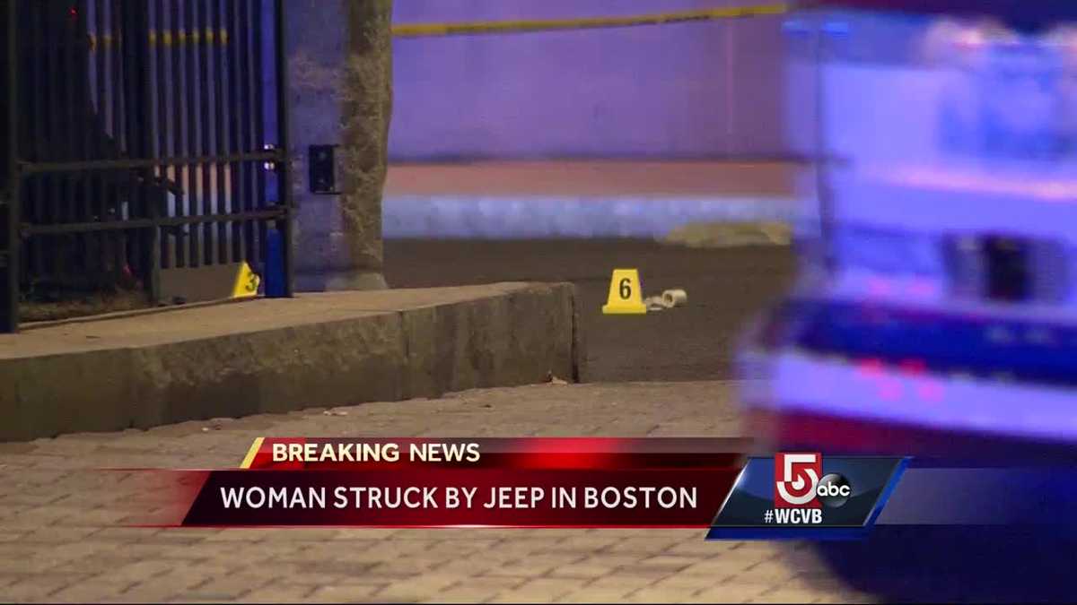 Woman struck by car in Boston