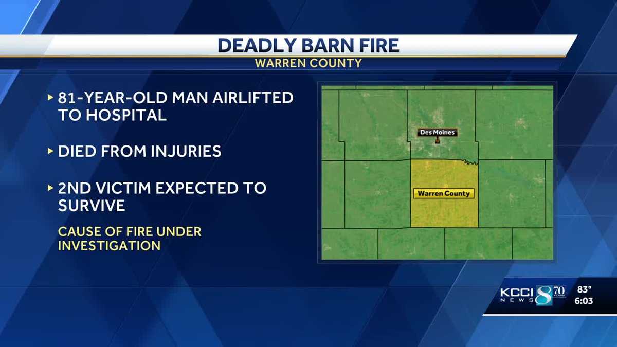 81-year-old dead, 1 other hurt after fire in Warren County