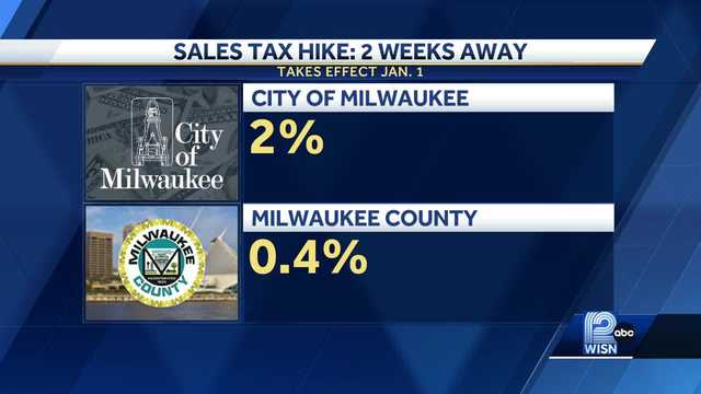 Sales tax increase takes effect in Milwaukee city and county Jan. 1 - Vimarsana News