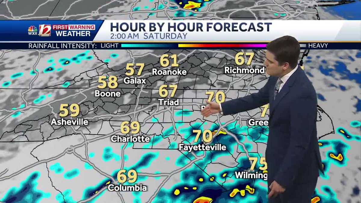 WATCH: Mostly dry weekend, cooler air arrives Sunday