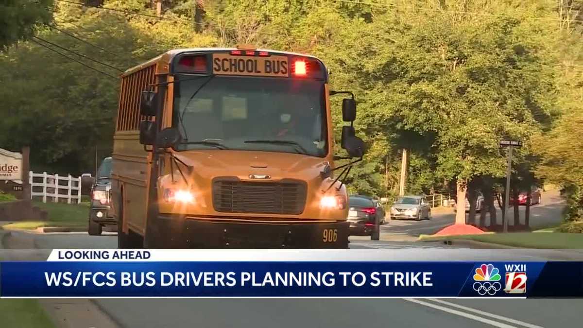 WS/FCS school bus drivers say they plan to go on strike Friday