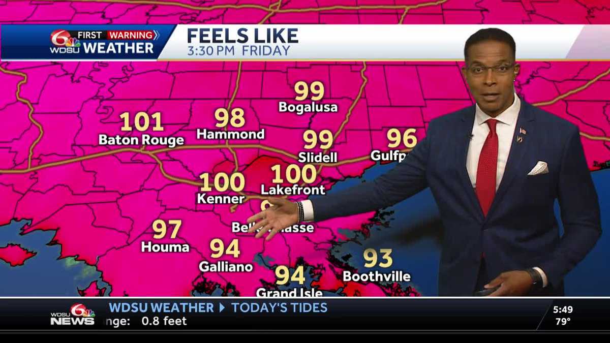 A hot and humid weekend