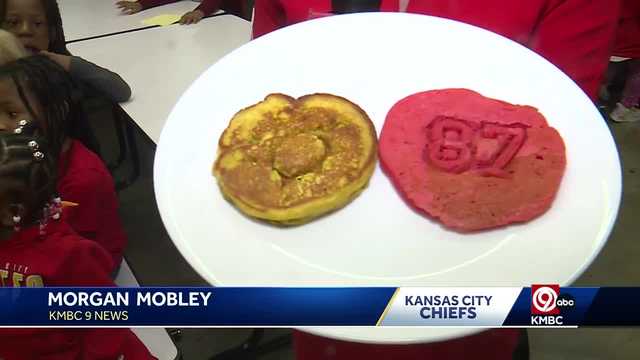 Travis Kelce Red Friday pancake breakfast at Operation Breakthrough - Vimarsana News