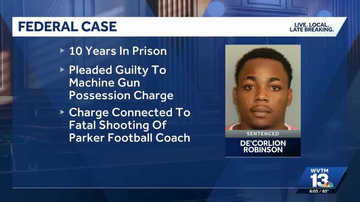 Birmingham man sentenced to 10 years for machine gun possession tied to coach's death