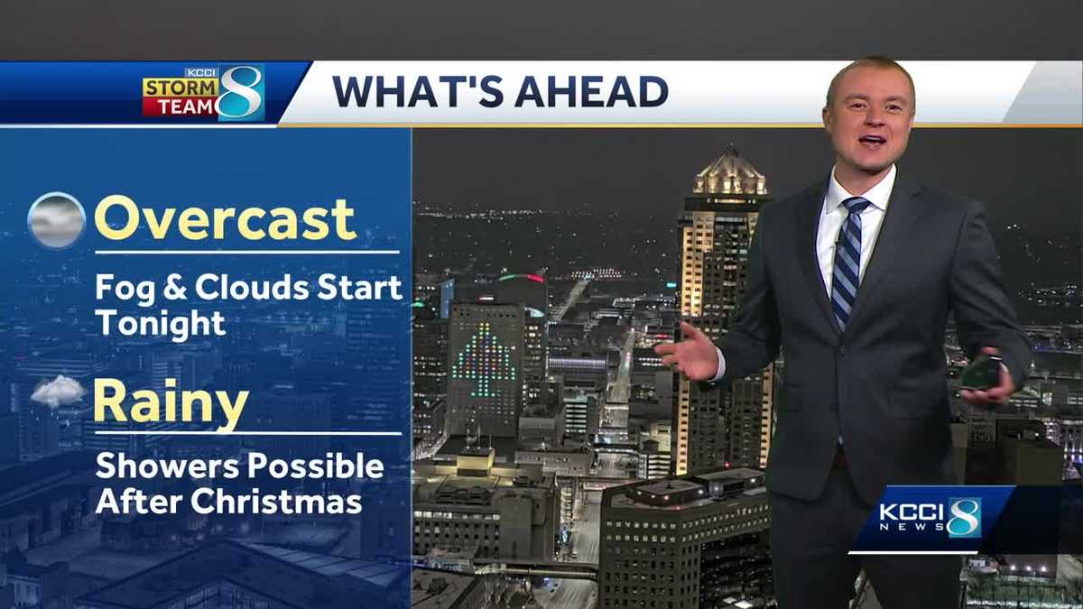 Warm today with rain chances later this week in Des Moines