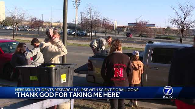 Nebraska students conduct eclipse research with scientific balloons - Vimarsana News