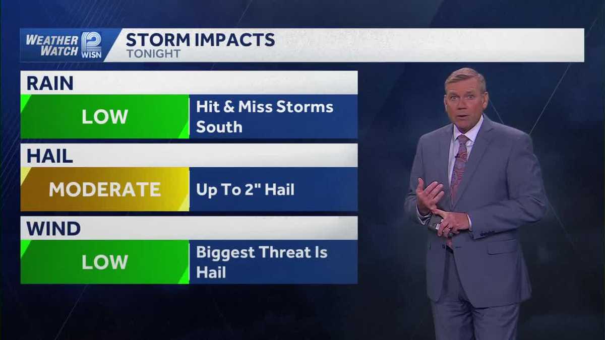 Rain, storms move back into SE Wisconsin Monday night into Tuesday - WISN