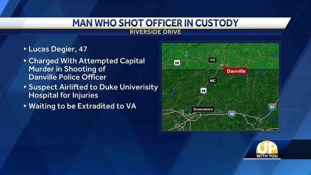 North Carolina man charged after shooting at Virginia officer