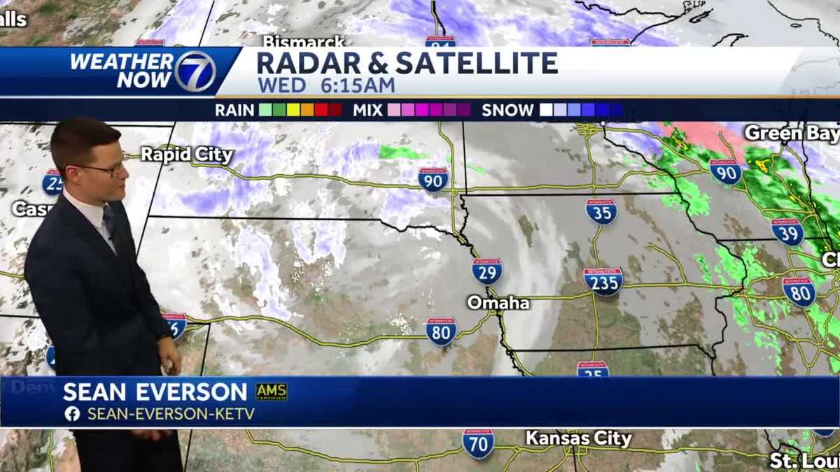 Omaha morning weather forecast for Wednesday, December 14