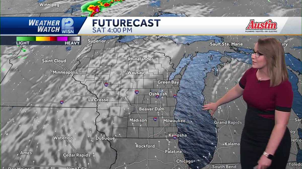 Weather: Sun today, storm chances tomorrow