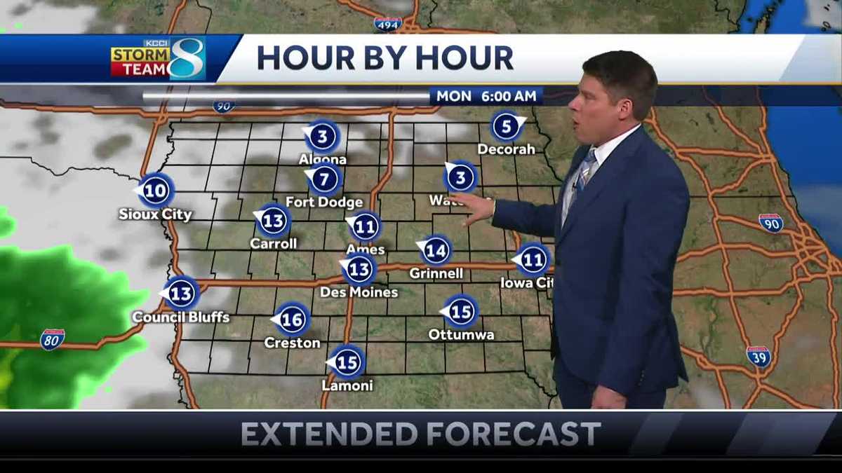 Iowa weather: Clouds return with more rain chances for the weekend