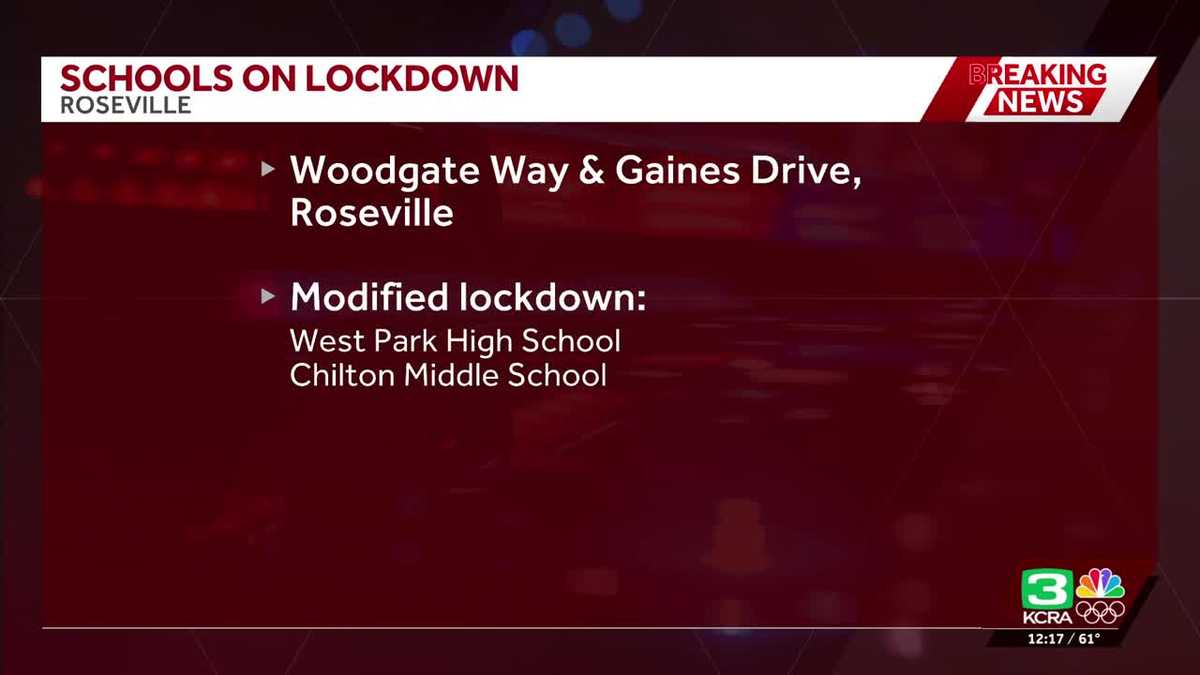 2 schools in Roseville on lockdown during police search operation