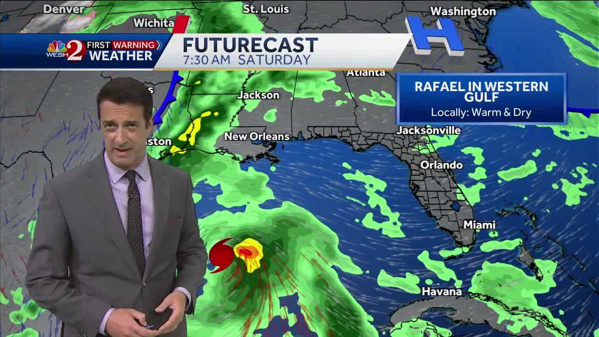 Warm weekend weather with just a few showers around.
