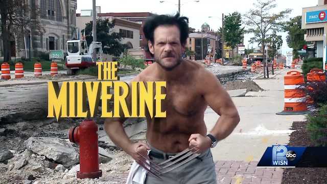 'Milverine' throwing out first pitch at Tuesday's Brewers game - Vimarsana News
