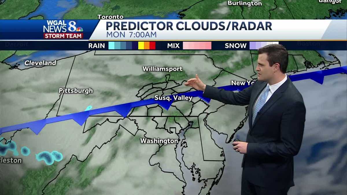A warmer Sunday, then cooler with showers possible tomorrow