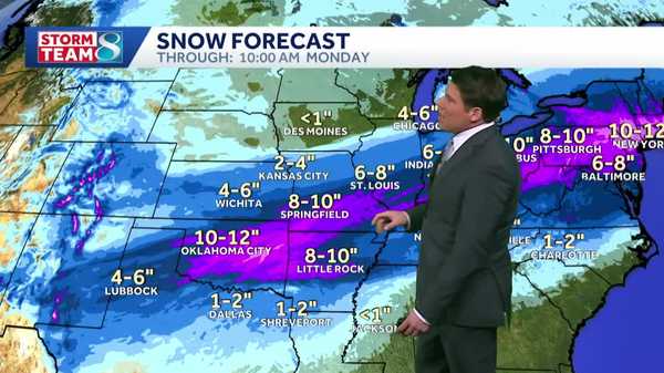 iowa weather: most frigid air is behind us, but weekend still looks cold with snow for some