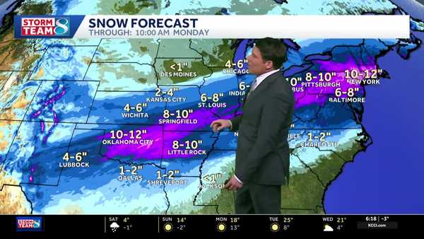 iowa weather: most frigid air is behind us, but weekend still looks cold with snow for some