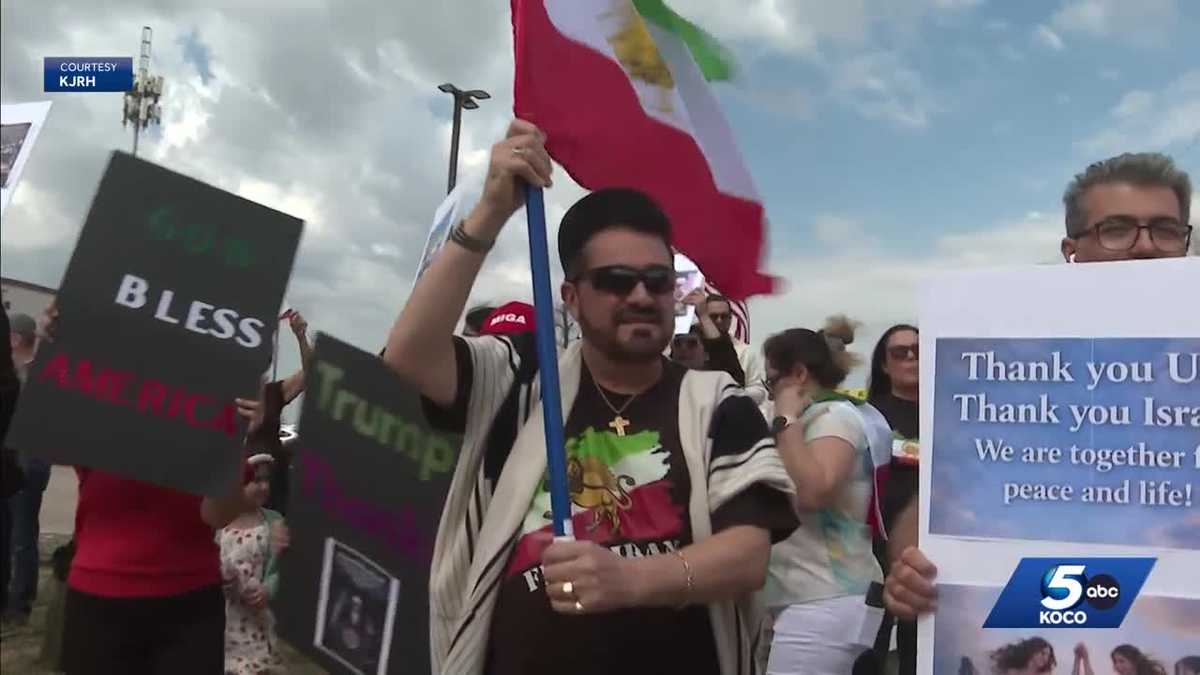 Iranian community in Tulsa rallies for change in homeland