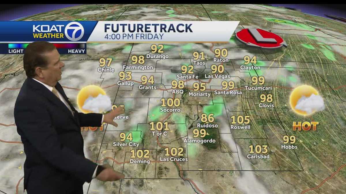 Rising temps and impact heat ahead for New Mexico
