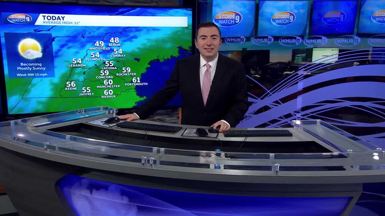 Video: Mostly sunny and mild in areas of New Hampshire