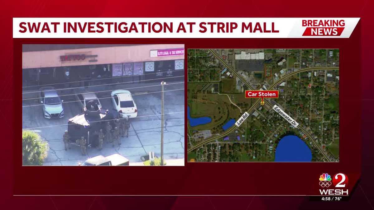 Man found dead after SWAT standoff in Orlando strip mall