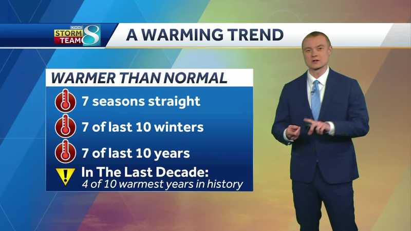 Des Moines breaks record for warmest winter