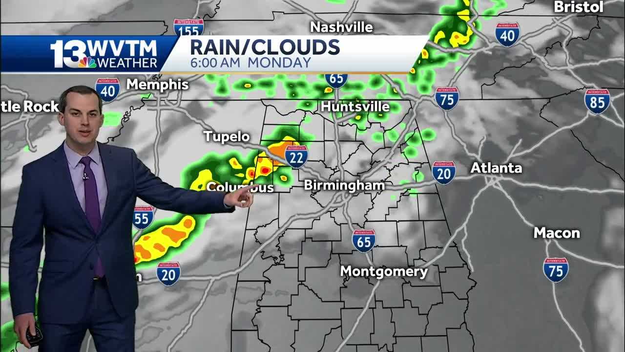 Storms Could Produce Large Hail Monday