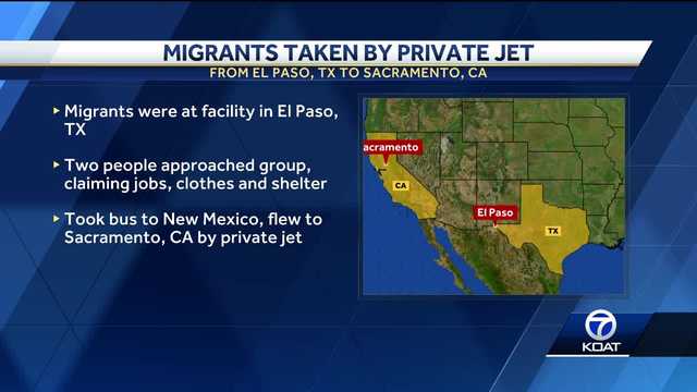 Migrants flown from New Mexico to California - Vimarsana News