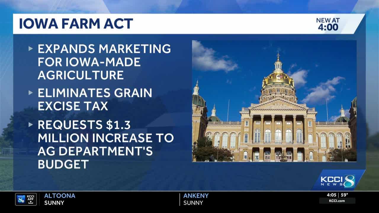 kcci.com - Jacob Jansen - Iowa introduces Farm Act to support agriculture and rural communities