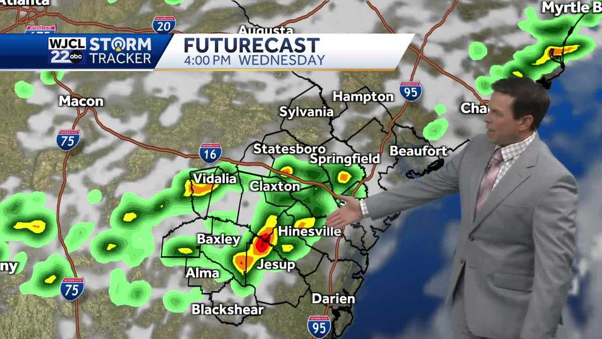 Much needed rain in the forecast for Coastal Georgia & Lowcountry - WJCL