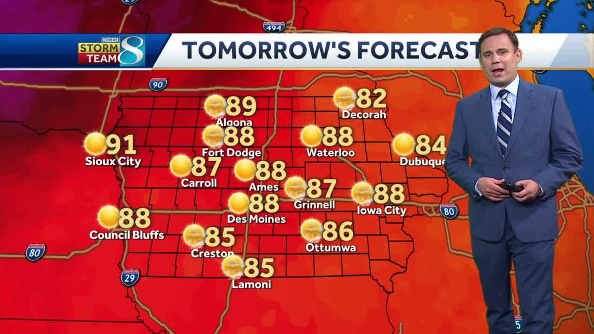 Overnight Iowa weather forecast August 16, 2021