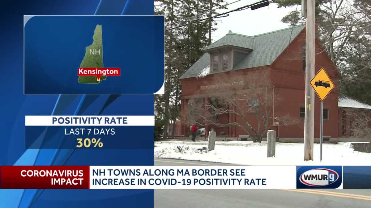 NH towns along MA border see increase in COVID19 positivity rate