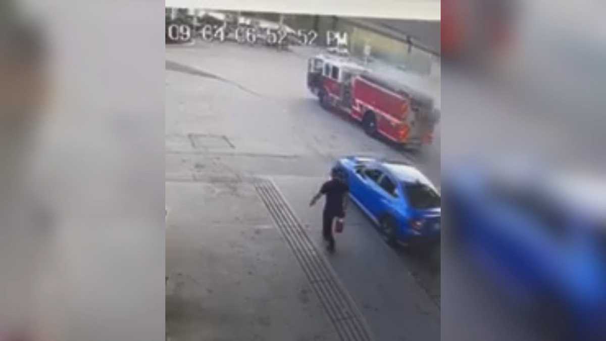 Dramatic video shows Auburn fire engine igniting at gas station ...