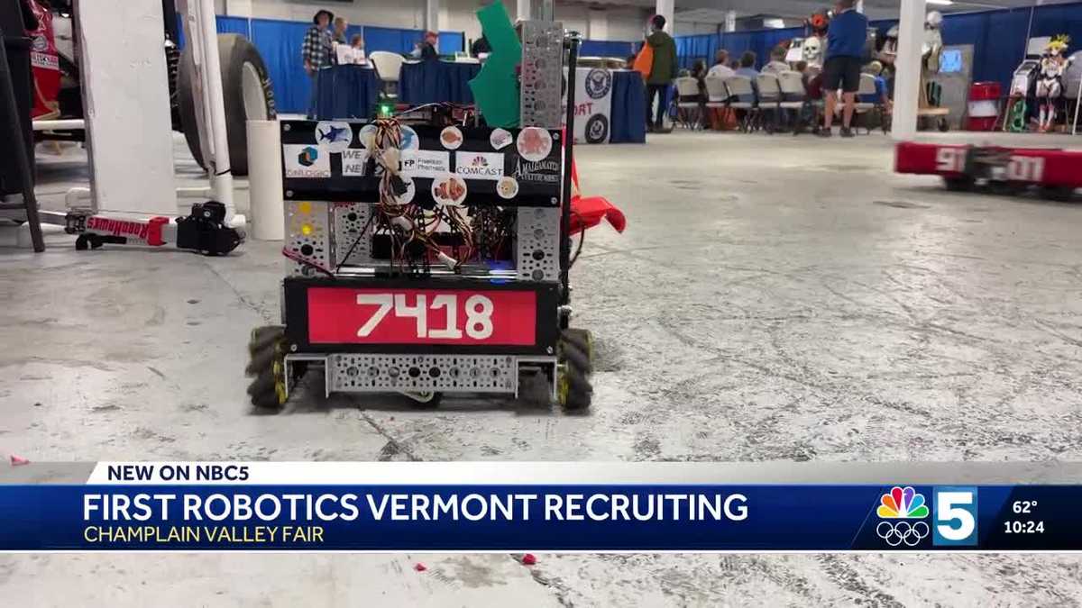 First Robotics Vermont recruiting elementary and middle schoolers at Champlain Valley Fair