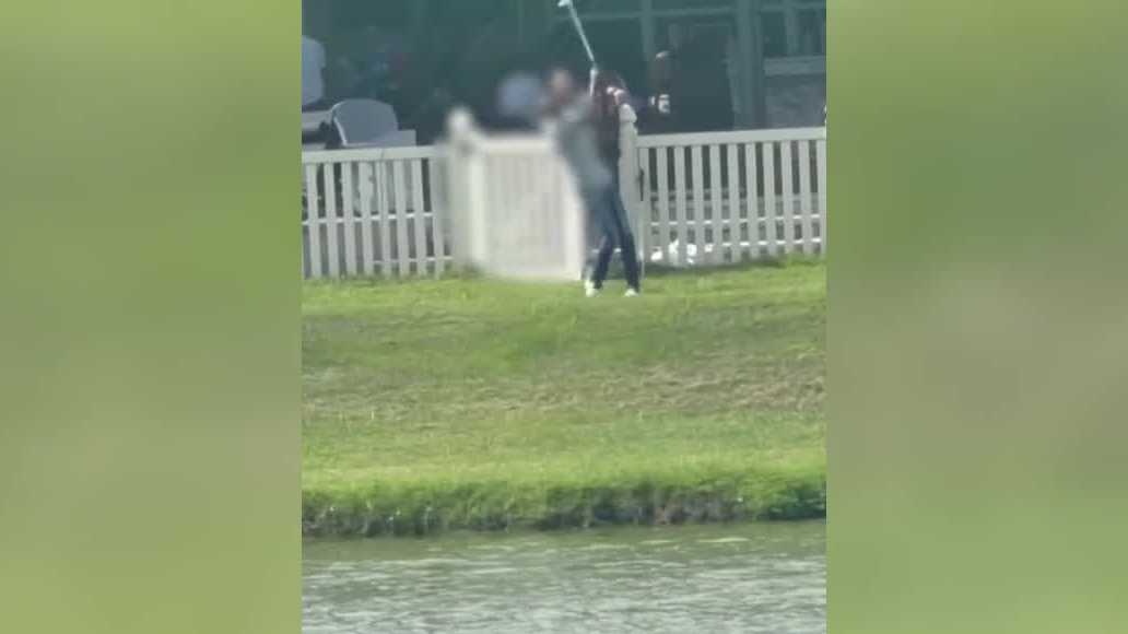 Sanford residents alarmed as golf balls fly into yards from nearby home