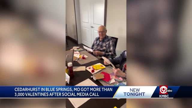 Blue Springs senior living center receives over 3,000 valentines - Vimarsana News