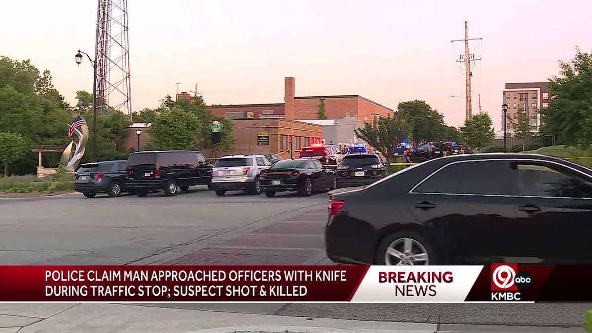 Police: Man shot and killed after approaching Olathe officers with knife