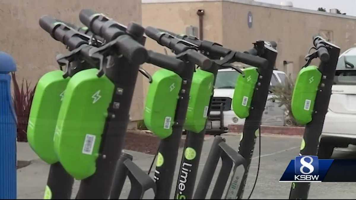 Lime escooters have taken over the city of Marina