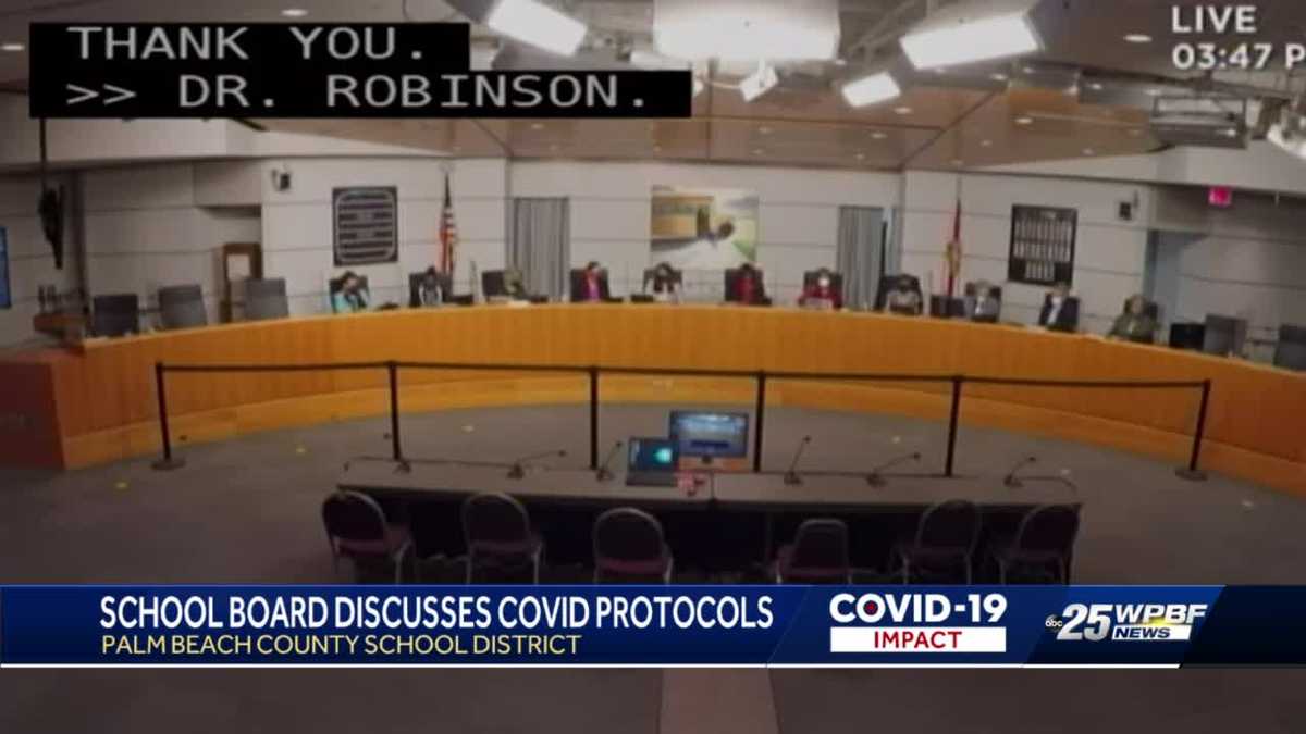 Palm Beach County School board strongly encouraging masks